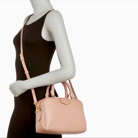 Marc Jacobs Handbags - MARC JACOBS Pink Ballet Leather Voyager Mini Satchel Bag